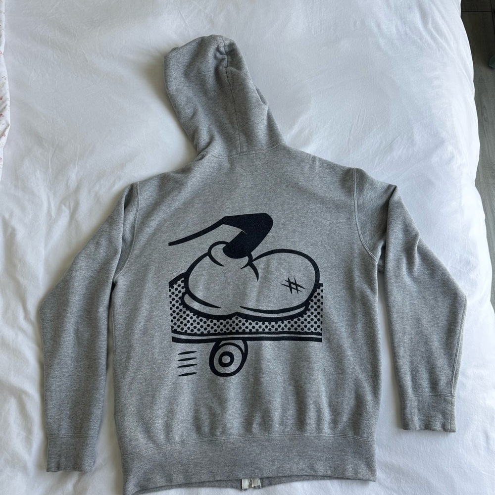 Disney and COMME does Garcons Mickey Mouse Capsule Zip-Up Hoodie Unisex